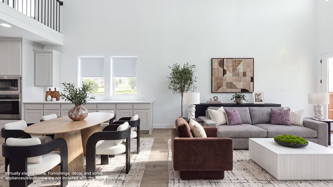 Furnished interior view inside a new home in Mustang Lakes, Celina (Image 5).