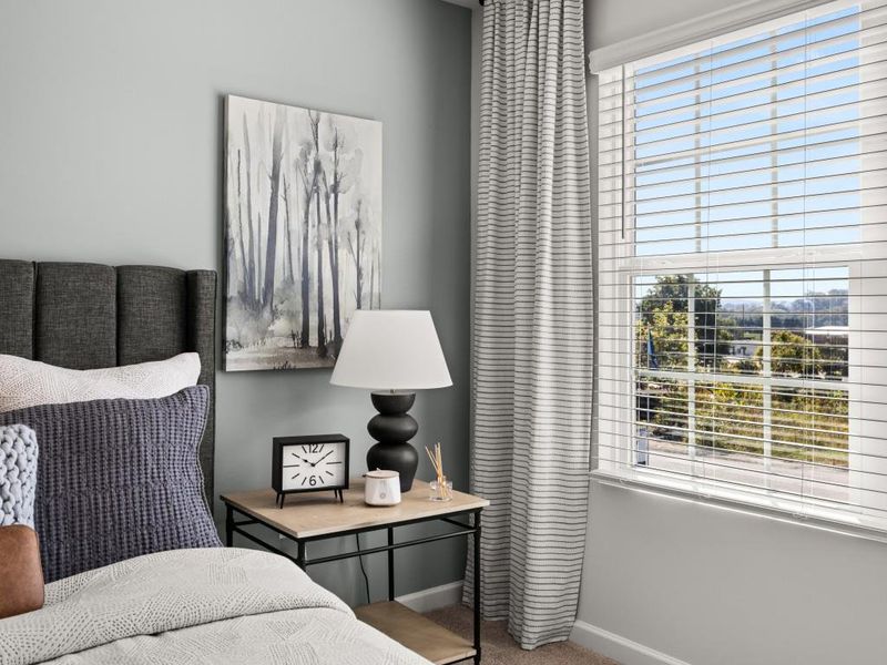 Furnished interior view inside a new home in Woodbury Park, Atlanta (Image 24).