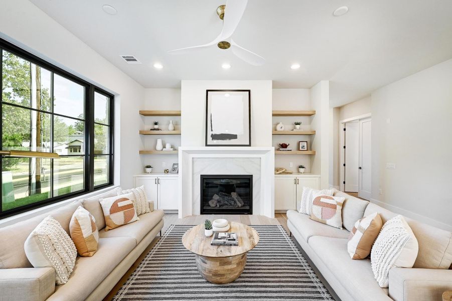 Furnished interior view inside a new home in , Austin (Image 11).