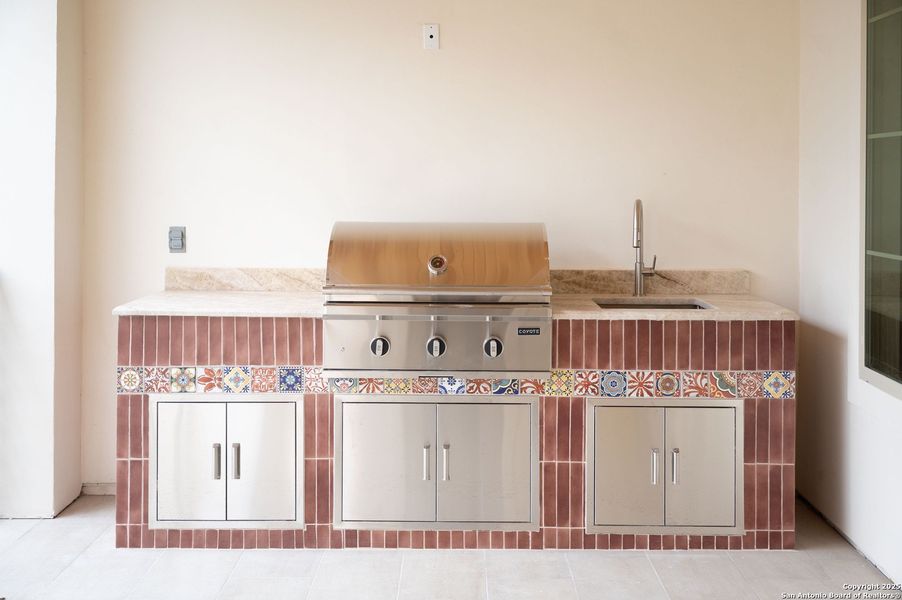 Exterior details and patio area of a home in , Terrell Hills (Image 33). Exterior details and patio area of a home in , Terrell Hills (Image 33).