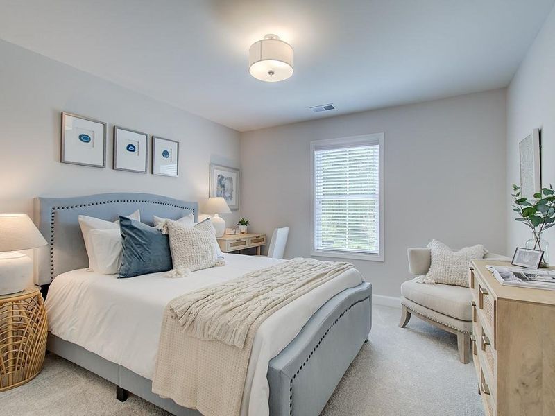 Furnished interior view inside a new home in Bluffs at Bells Ferry, Marietta (Image 18).