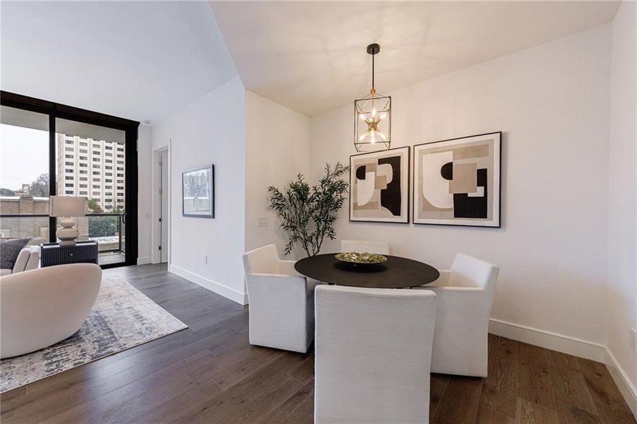 Furnished interior view inside a new home in The Dillon Buckhead, Atlanta (Image 31).