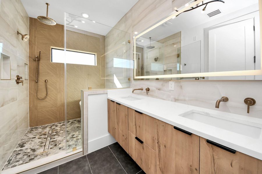 Furnished interior view inside a new home in , Stafford (Image 18).