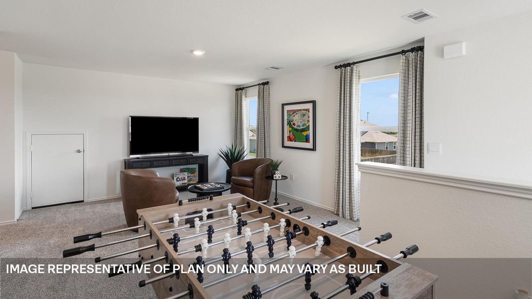 Furnished interior view inside a new home in Talavera, Kyle (Image 34).