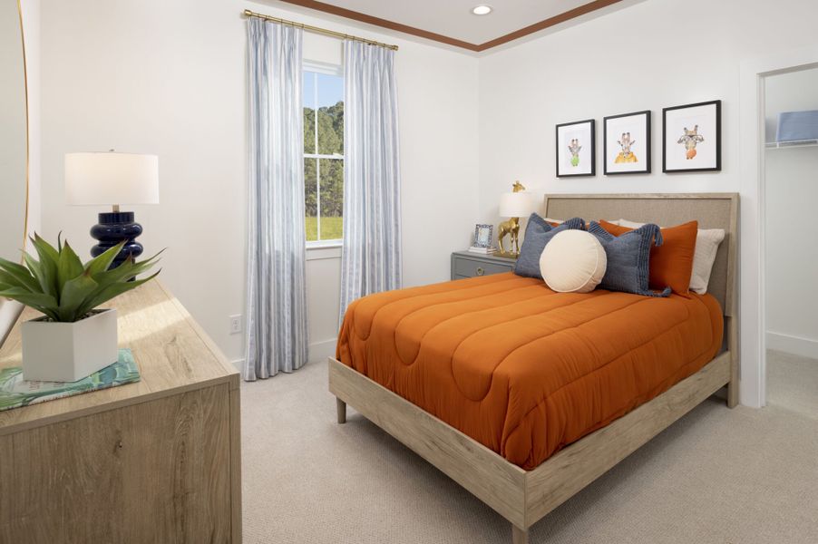 Representative furnished interior of a home built from the Appalachian by Mattamy Homes in Bloom, Fuquay Varina (Image 14).