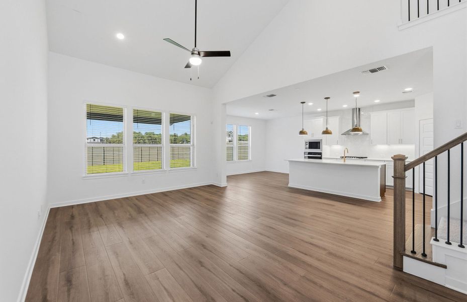 Spacious, unfurnished interior of a new home in Wolf Ranch, Georgetown (Image 43). Spacious, unfurnished interior of a new home in Wolf Ranch, Georgetown (Image 43).