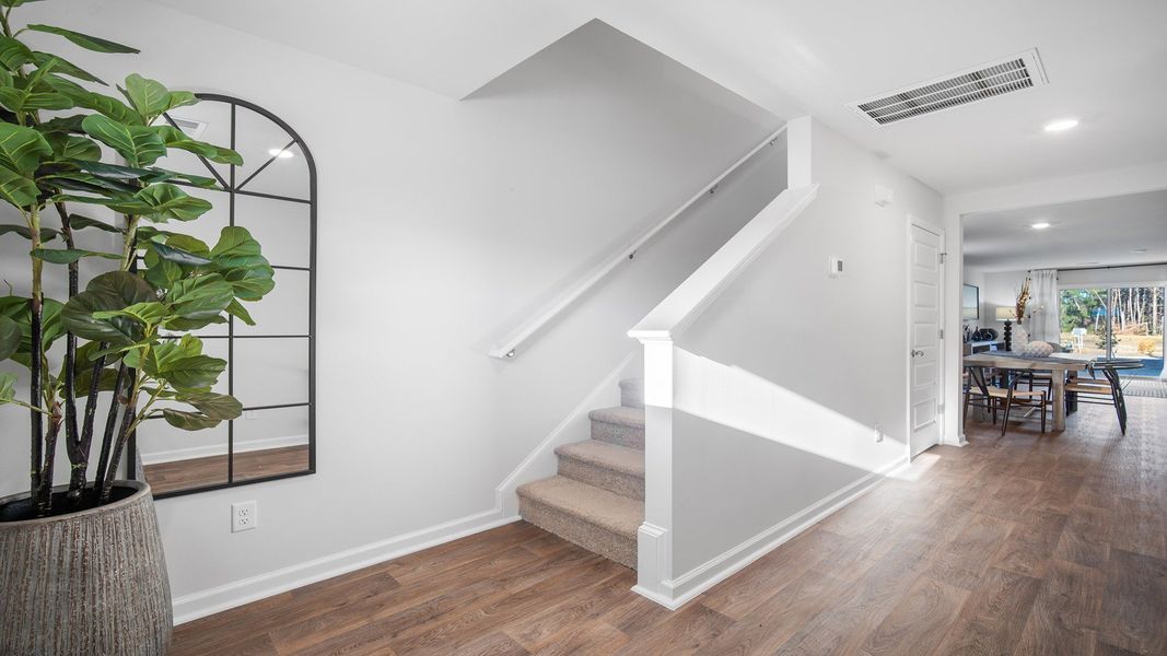 Furnished interior view inside a new home in The Groves at Bees Creek, Ridgeland (Image 3).