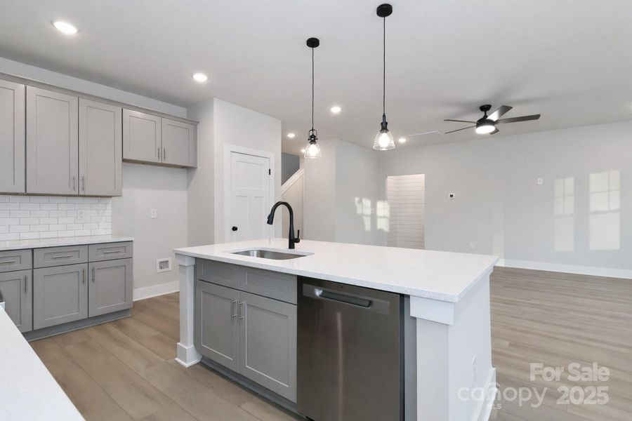 Furnished interior view inside a new home in , Statesville (Image 9).
