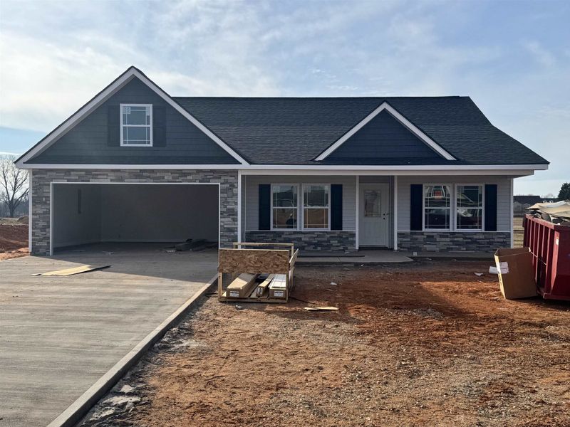 In-progress construction of a new home in Bent Tree, Gaffney, SC (Image 3).