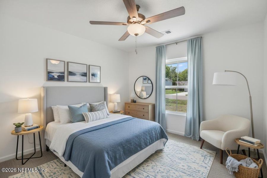Furnished interior view inside a new home in , Jacksonville (Image 18).