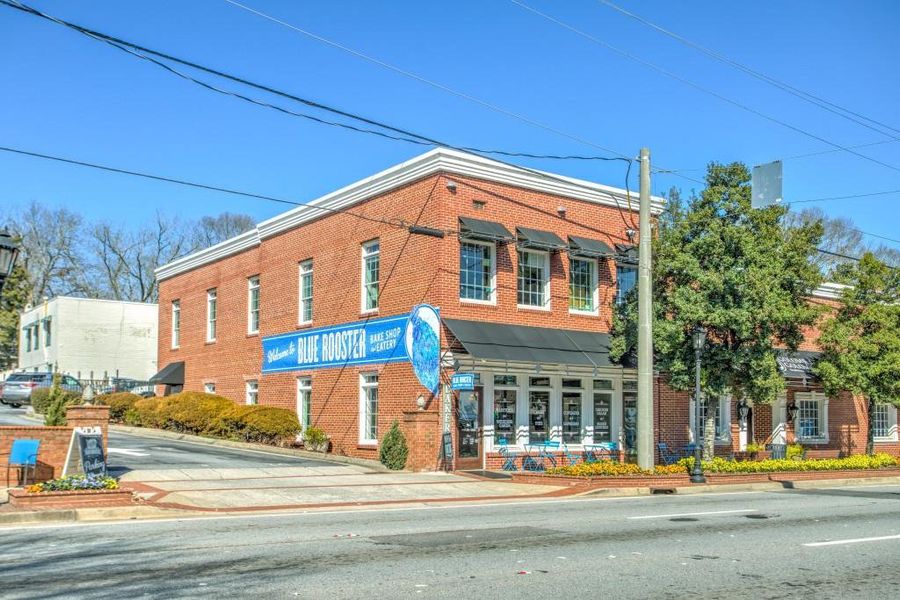 Front exterior of a new home in , Lawrenceville, GA, highlighting curb appeal (Image 22).