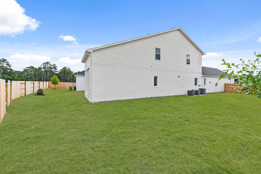 Representative exterior photo of a completed home built from the The Napa by Westin Homes in Kresston - 65', Montgomery, TX (Image 21). Representative exterior photo of a completed home built from the The Napa by Westin Homes in Kresston - 65', Montgomery, TX (Image 21).