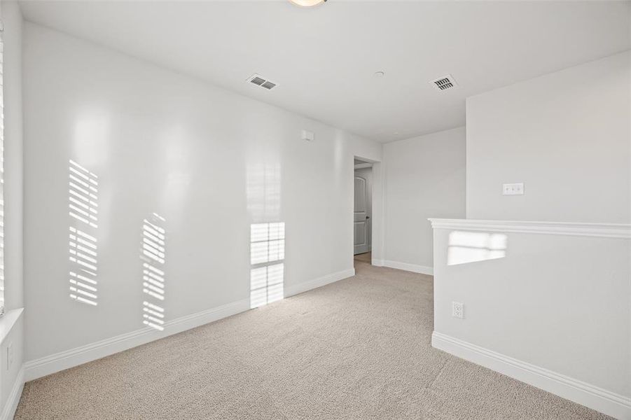 Loft area at the top of the stairs