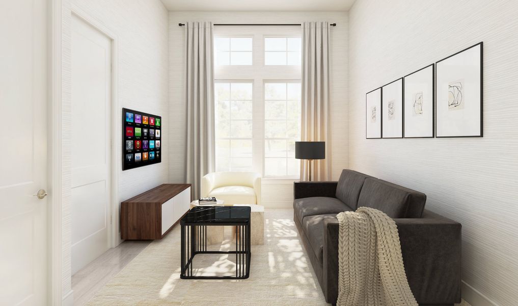 Representative furnished interior of a home built from the Belfast ESP by K. Hovnanian® Homes in Sterling Greene, Arlington (Image 17).