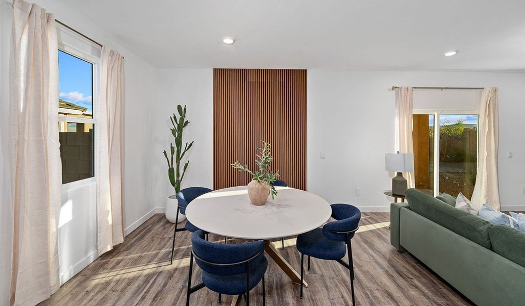 Representative furnished interior of a home built from the Mariposa - C40M by D.R. Horton in Entrada Del Toro at Rancho Sahuarita, Sahuarita (Image 15).
