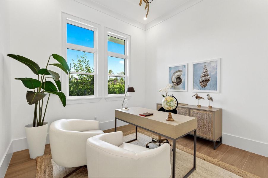 Furnished interior view inside a new home in , Vero Beach (Image 19).