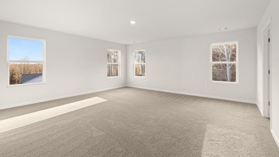 Spacious, unfurnished interior of a new home in Liberty Crossing, Braselton (Image 20). Spacious, unfurnished interior of a new home in Liberty Crossing, Braselton (Image 20).