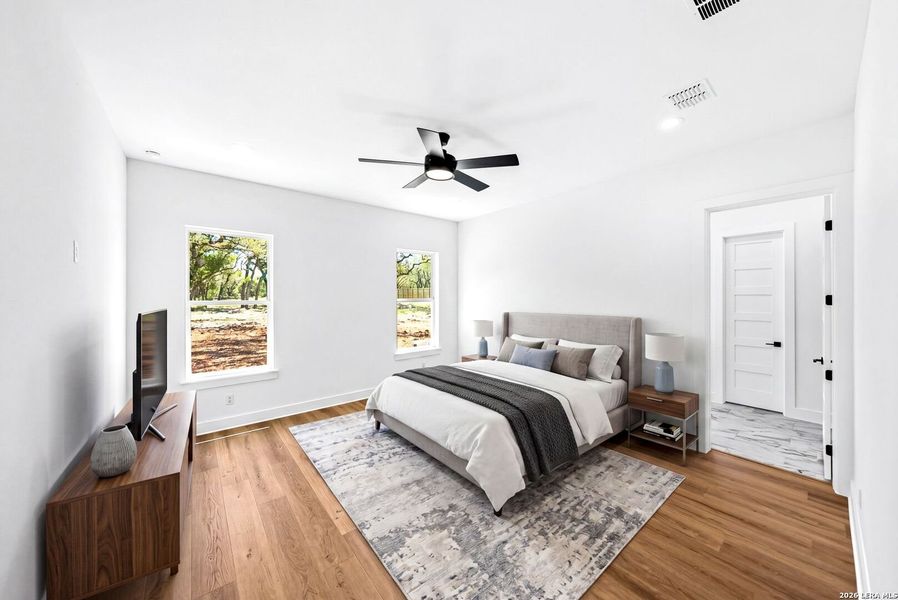 Furnished interior view inside a new home in , Spring Branch (Image 18).