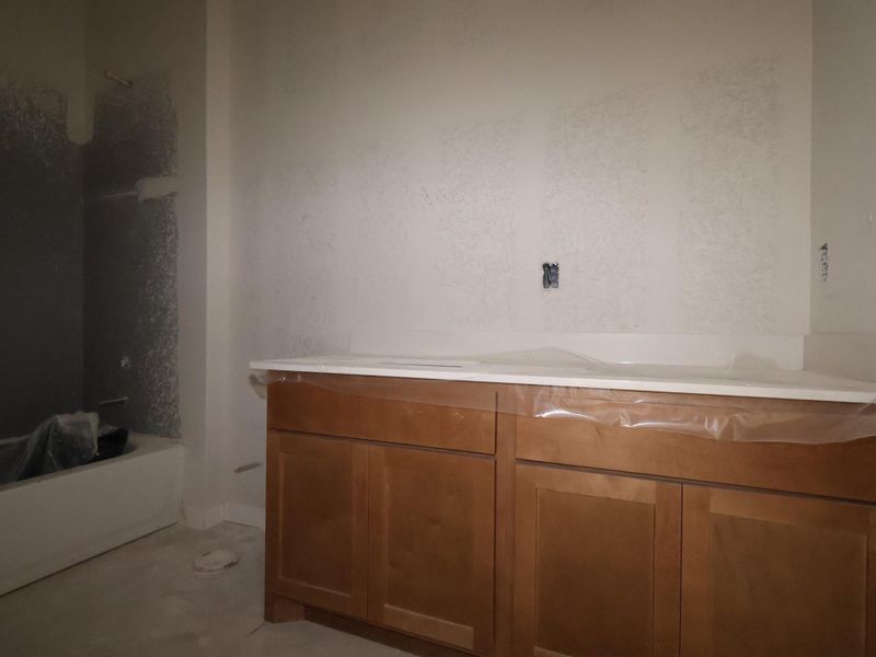 In-progress construction of a new home in Estancia West, Manchaca, TX (Image 8).