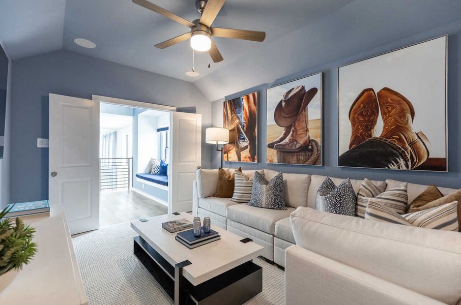 Representative Entertainment Room - some options shown