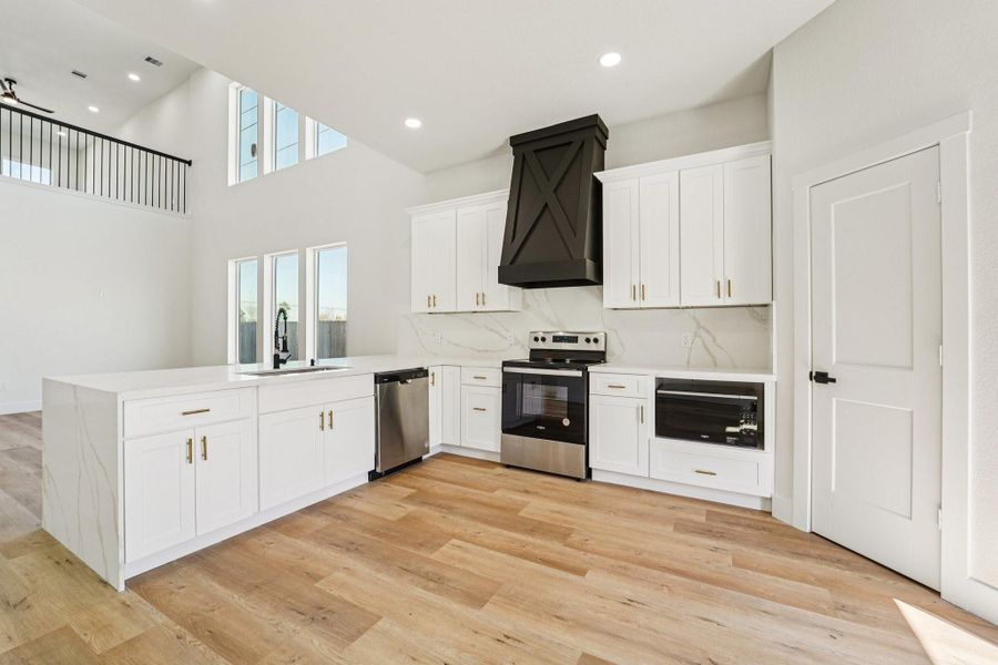 Furnished interior view inside a new home in , La Porte (Image 5).
