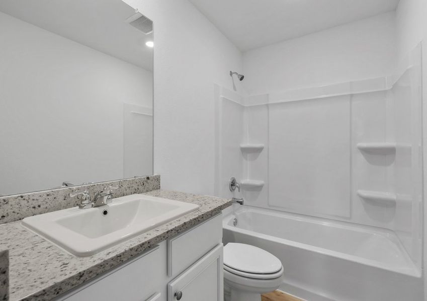 Secondary bathroom