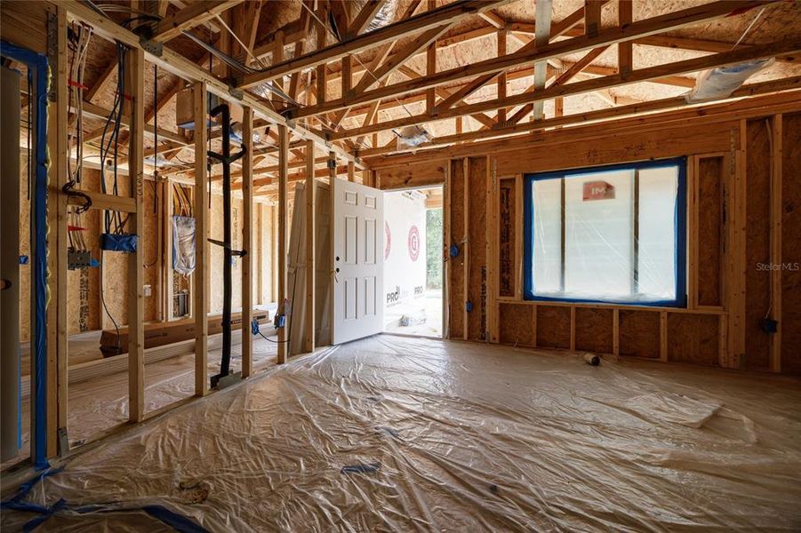 In-progress construction of a new home in , Williston, FL (Image 6).