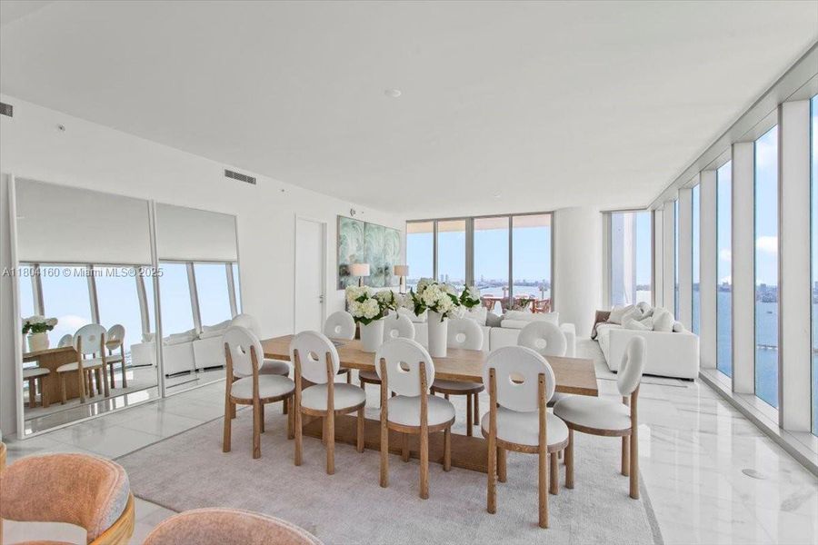 Furnished interior view inside a new home in , Miami (Image 5).