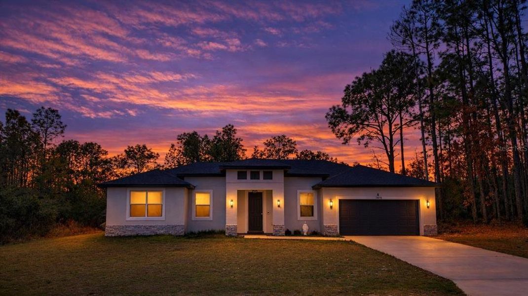 Front exterior of a new home in , Ocala, FL, highlighting curb appeal (Image 30).