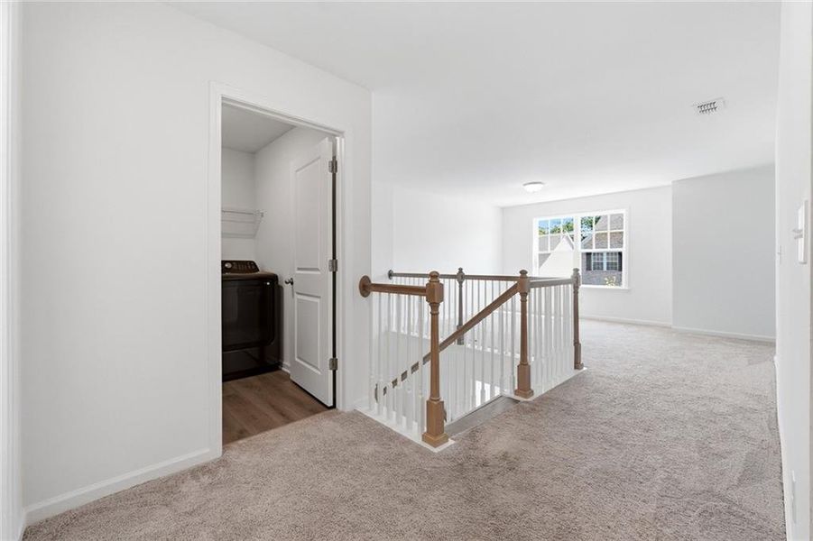 Spacious, unfurnished interior of a new home in Creekside, Dawsonville (Image 24). Spacious, unfurnished interior of a new home in Creekside, Dawsonville (Image 24).