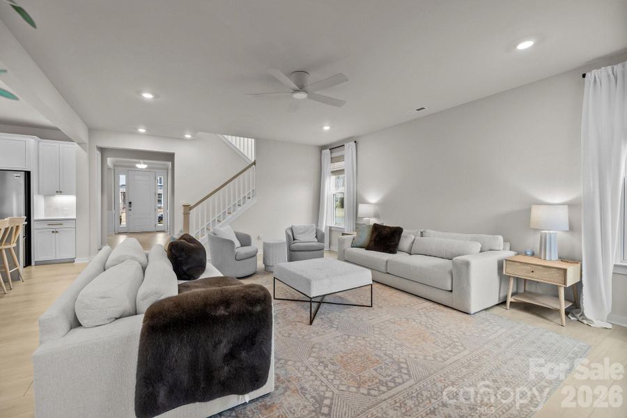 Furnished interior view inside a new home in , Mint Hill (Image 34).