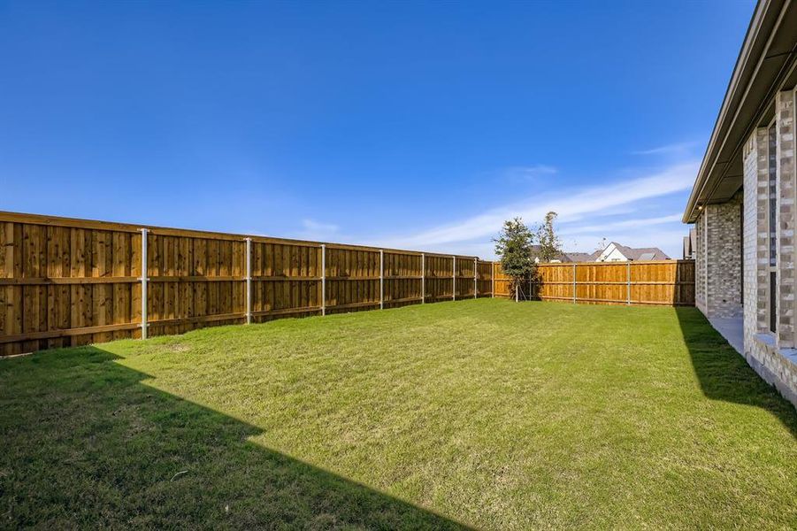 View of fenced backyard View of fenced backyard