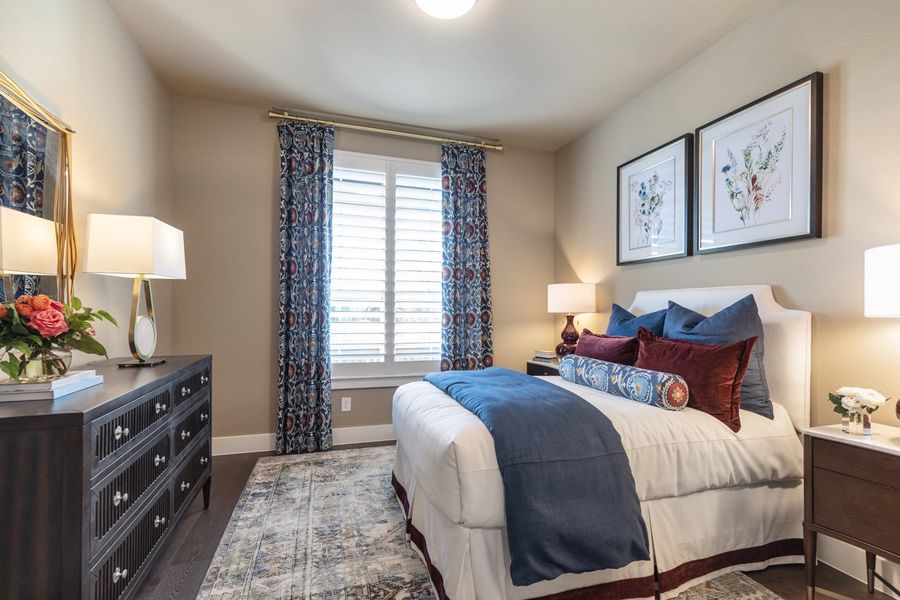 Representative Secondary Bedroom - some options shown Representative Secondary Bedroom - some options shown