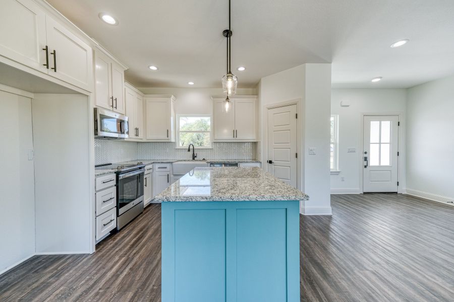 Representative furnished interior of a home built from the Lucas by Zeal Home Builders in Echo Grove, Poolville (Image 83).