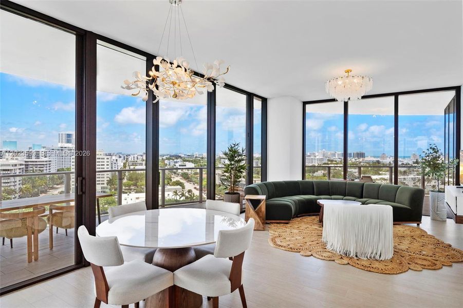 Furnished interior view inside a new home in , Miami Beach (Image 41). Furnished interior view inside a new home in , Miami Beach (Image 41).