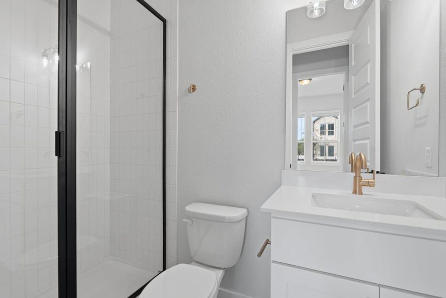 Furnished interior view inside a new home in Arbor Collection at Heritage, Dripping Springs (Image 18).