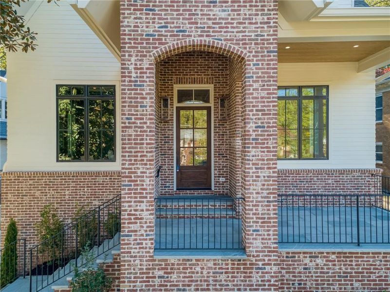 Exterior details and patio area of a home in , Atlanta (Image 27).