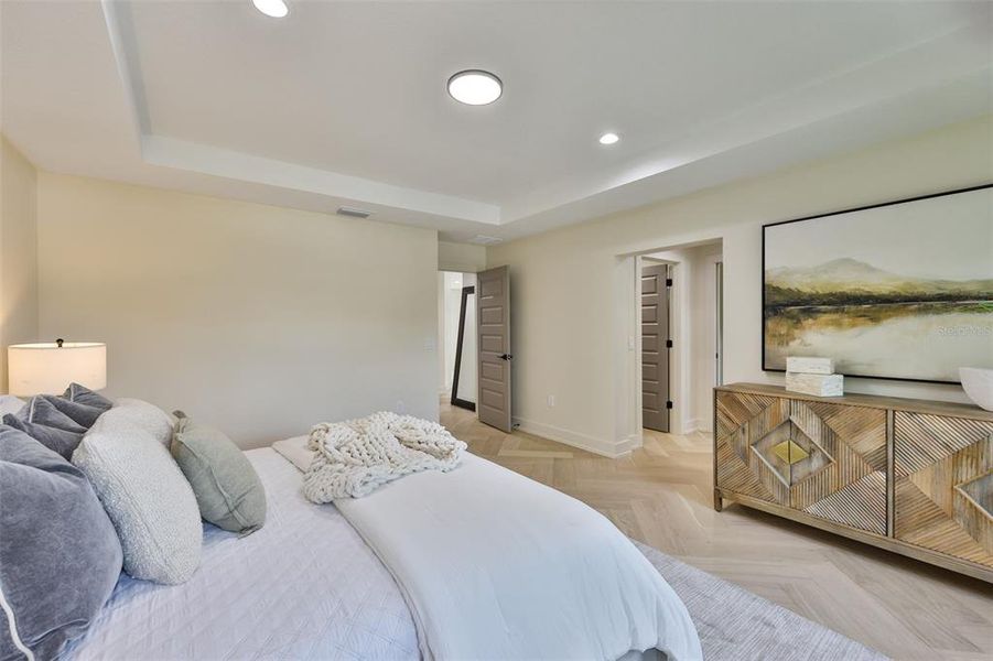 Furnished interior view inside a new home in , Tampa (Image 45). Furnished interior view inside a new home in , Tampa (Image 45).