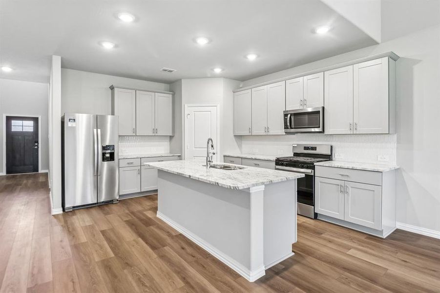 Photo is not of the actual home, but is an inspirational photo of builder’s model home and may depict options, furnishings, and/or decorator features that are not included.