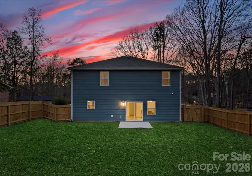 Exterior details and patio area of a home in , Charlotte (Image 3). Exterior details and patio area of a home in , Charlotte (Image 3).