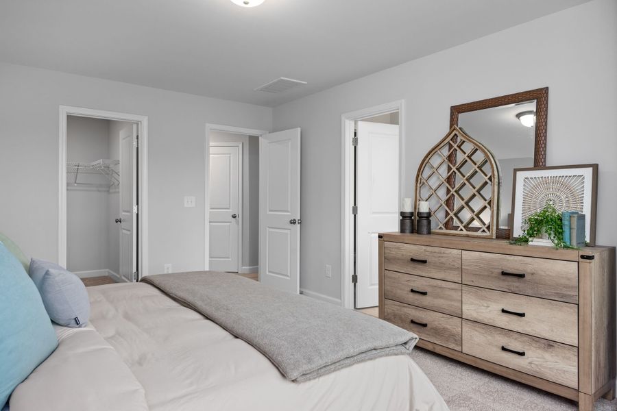 Representative furnished interior of a home built from the The Warren by Davidson Homes LLC in Gregory Village Townhomes, Lillington (Image 17).