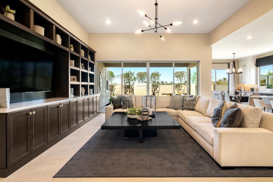 Representative furnished interior of a home built from the Cholla Plan 5541 by Tri Pointe Homes in Whispering Hills, Laveen (Image 10).