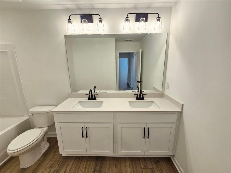 Furnished interior view inside a new home in The Estates at Casteel, Bethlehem (Image 10).