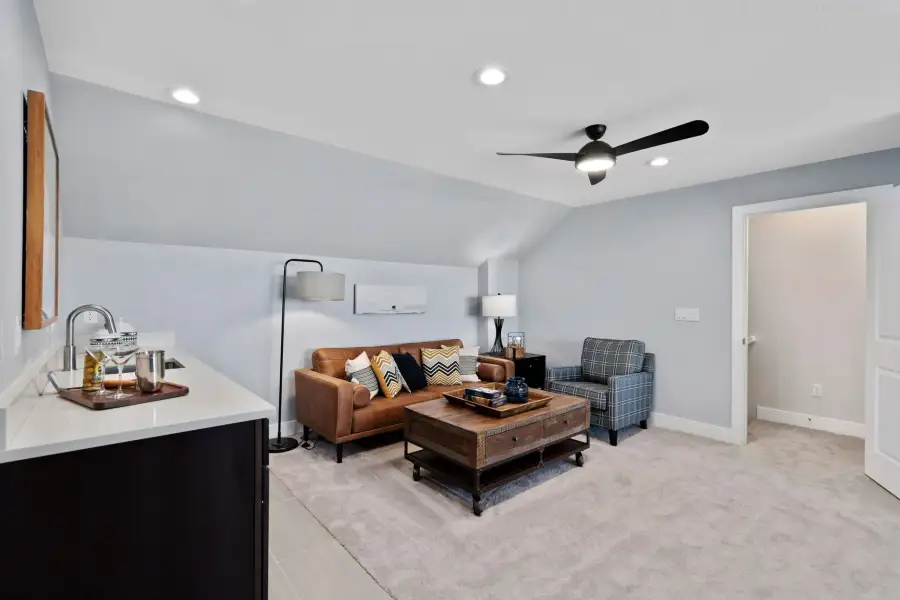 Furnished interior view inside a new home in The Courtyards at Lupton Village, Fort Lupton (Image 29).