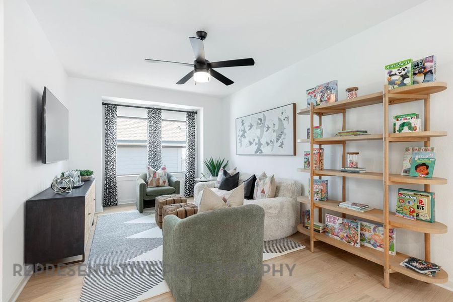 Furnished interior view inside a new home in Parkside On The River: 50ft. lots, Georgetown (Image 37).