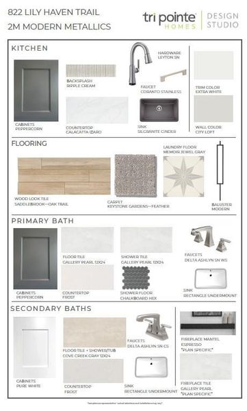 Sample of building materials used in homes in Harvest Green, Richmond (Image 13). Sample of building materials used in homes in Harvest Green, Richmond (Image 13).