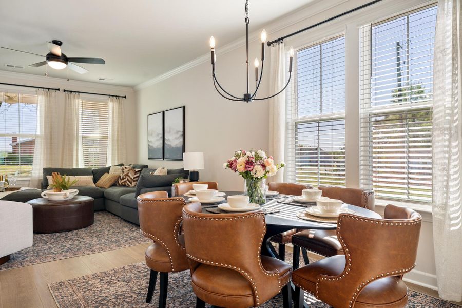 Furnished interior view inside a new home in Six Oaks, Summerville (Image 27).