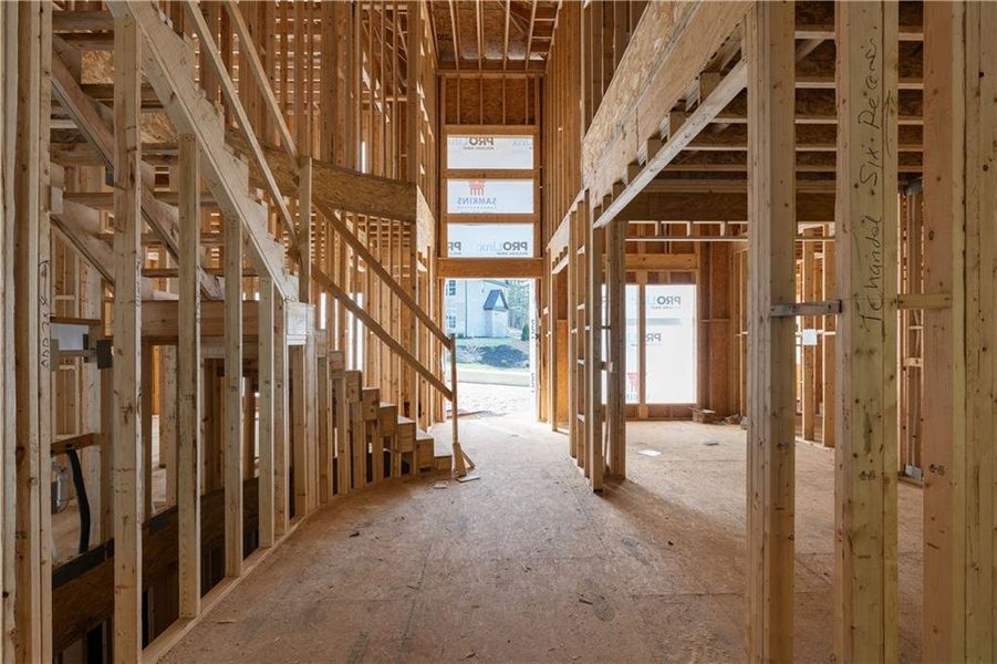 In-progress construction of a new home in , Fairburn, GA (Image 43).