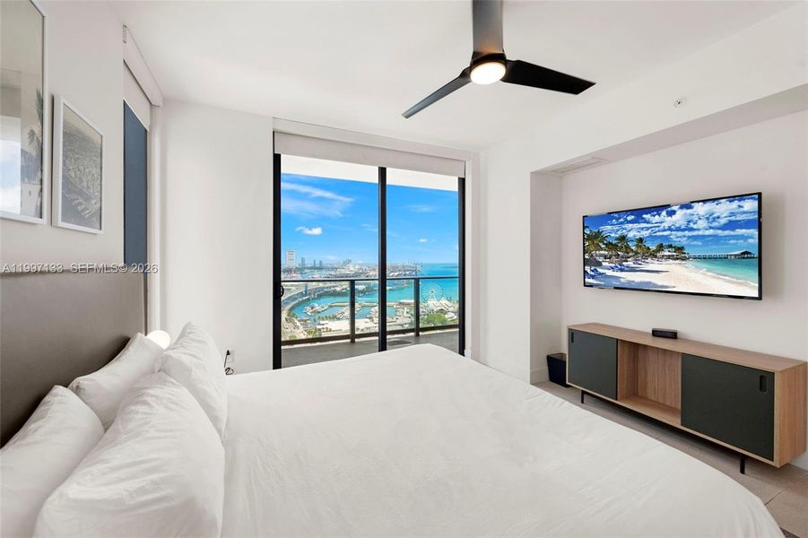 Furnished interior view inside a new home in , Miami (Image 12).