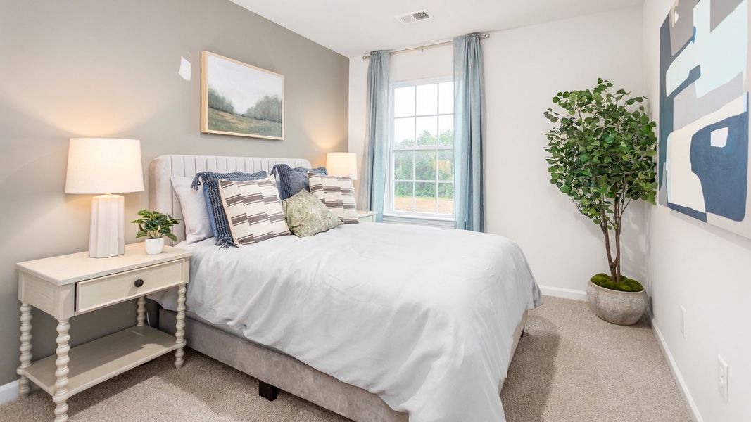 Furnished interior view inside a new home in North Village Townes, Greensboro (Image 18).